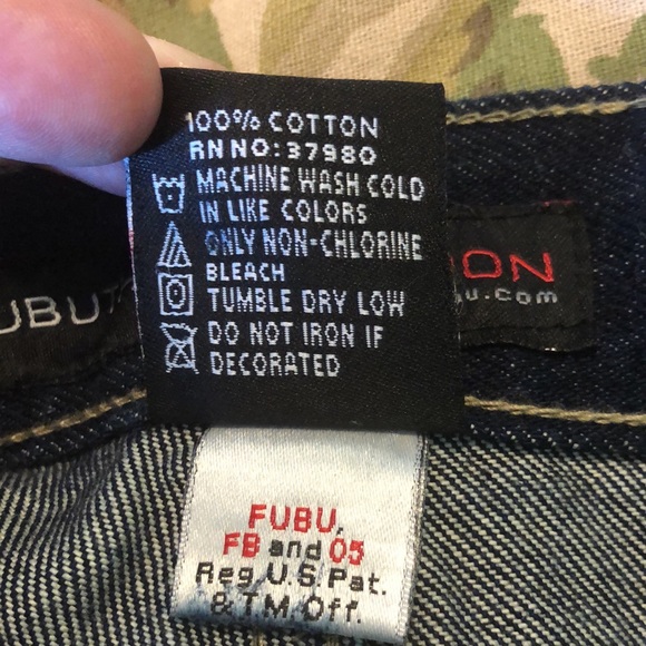 ❌sold❌Vintage 90’s FUBU The Collection Carpenter Jeans sz 40 XL 34 Deadstock NEW - Picture 16 of 16